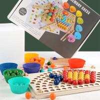 Juego Educativo Montessori Con Cuentas De Madera Para Niños Juguete De Resolución De Puzzles Para Bebés Y Niñas Educativo Para El Aprendizaje Temprano - details 5