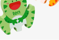 Juego De Pesca De Formas Montessori En Madera Bloques De Construcción Para Niños Educativo Jigsaw De Conteo Y Matemáticas - details 9
