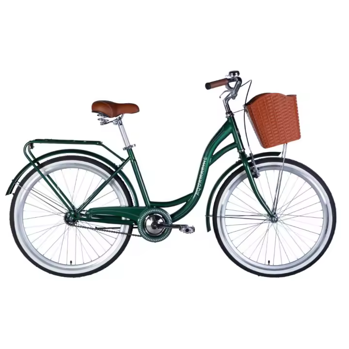 Bicicleta urbana acero 26" Dorozhnik AQUAMARINE BH verde 2025 (cuadro 17") - 1