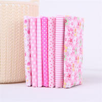 7Pcs Tela De Algodón Con Estampado Floral Colorido Para Bricolaje Y Costura Tela Para Manta Y Patchwork Material Para Manualidades Hechas a Mano - details 12