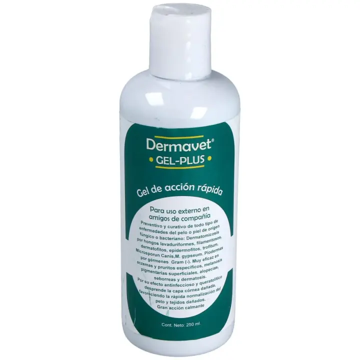 Dermavet Gel-Plus Mascotas 250Ml. - 1