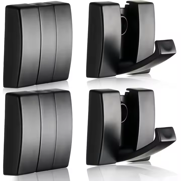 Pack de 4 Ganchos de toalla de baño - 1
