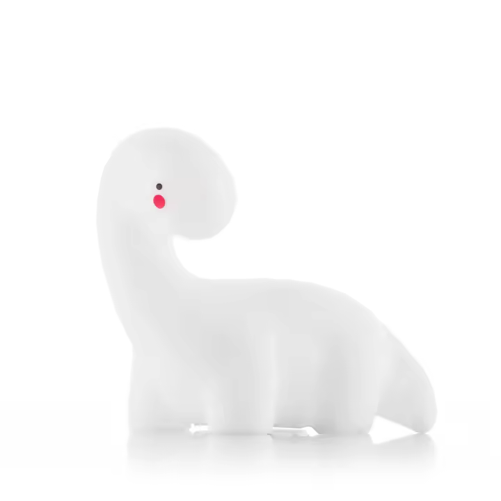 InnovaGoods® Lamparas de mesita de noche LIGHTOSAURUS, luz nocturna dinosaurio infantil, luz led multicolor, lampara mesita noche LED multicolor para niños, luz con colores cambiantes, 13 x 12 x 8 cm - 1