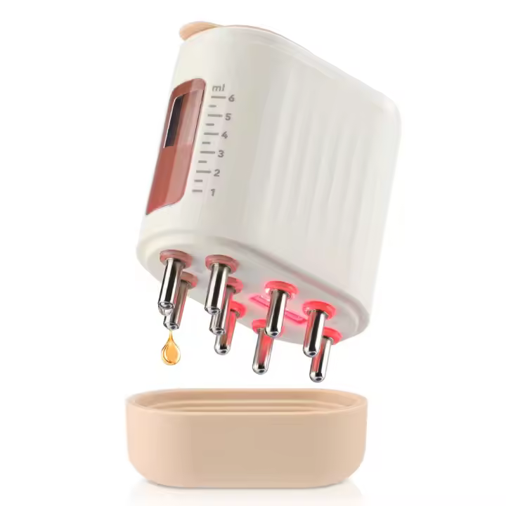 Peine de Crecimiento de Cabello Aplicador de Aceite de Cabello Masajeador de Escala Eléctrica 625nm Luz Roja Alta Frecuencia de Vibración Micro Corriente Masaje de Cabeza - 1