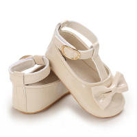 Zapatos De Princesa Para Bebé Niña En Lace Blanca Mocasines Con Lazo Y Borde Antideslizante De Goma Primera Calzado Para Caminar - details 64