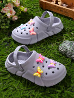 Clogs Transpirables Casuales Para Niñas Con Encantos De Dibujos Animados Slip-on Zapatillas De Playa Antideslizantes Para Jardín Zapatos De EVA Para Todas Las Estaciones - details 7