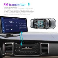 Podofo-cámara trasera HD DVR para coche, Control de voz, Wifi, Android, Auto y Carplay, tablero de recortes de vídeo, BT, FM, espejo de coche, 10,26" - details 12