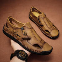 Sandalias De Verano Para Hombre Cómodas Y Transpirables Zapatillas De Playa Clásicas De Alta Calidad Con Suela De Goma - details 6