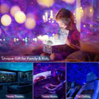 Proyector De Estrellas Luz Galáctica Para Dormitorio Proyector De Espacio Perro Para Niños Y Adultos Decoración De Techo Para Fiestas Y Navidad - details 8