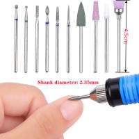 Kit De 10 Piezas De Corte Diamante Para Manicura Brocas De Carburo Para Uñas Herramientas De Equipo De Corte De Uñas - details 1