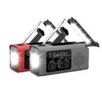 Radio Portátil Multifuncional Con Luz Y Generador De Energía Manual FMAM Solar Carga USB Para Adultos Con Altavoz Integrado Y Linterna - details 8