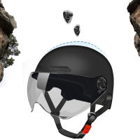 Casco De Bicicleta Eléctrica Seguridad Ajustable Ligero Y Transpirable Con Capa Desmontable Para Verano Para Adultos Hombres - details 1