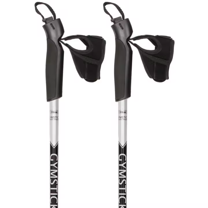 Gymstick Bastones Go Walker Negro,Plateado Unisex - 1