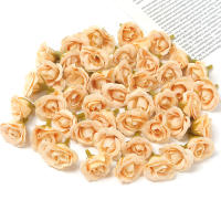 20/50Pcs Rosas Artificiales 2CM Flores Falsas Para Decoración De Hogar Jardín Bodas DIY Scrapbook Guirnalda Regalo Accesorio - details 9