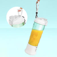 Cobocen Batidora Portátil,Mini Licuadora,Batidora Portátil Personal,Batidora de Batidos con 6 Cuchillas,Vaso Exprimidor de 600 ml Tapa Sport - details 7