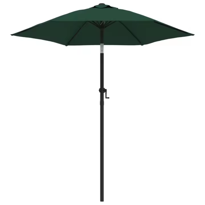 Sombrilla de Aluminio verde 200x224 cm - 1