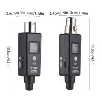 Micrófono Inalámbrico XLR Transmisor Receptor Sistema UHFWireless Para Mixer Guitarra Eléctrica Bajo 30m/98ft Transmisión 12V/48V - details 8