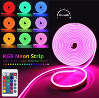 Tira LED Neón RGB 5V USB Impermeable Con Control Remoto De 44 Teclas Y App Para Decoración De Hogar Luz Flexible De 1M 2M 3M 4M 5M - details 2