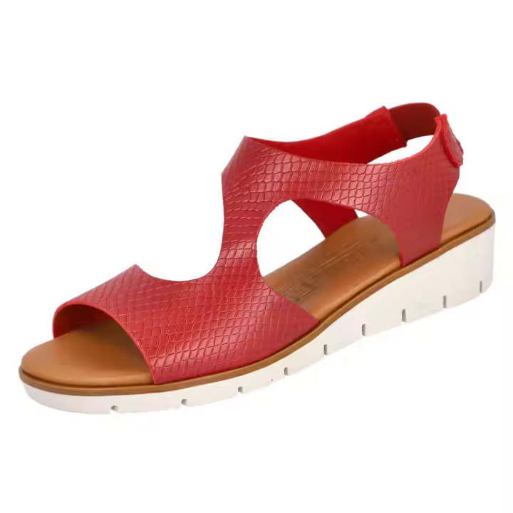Sandalias Garzon Md250214 para mujer en color rojo - 1