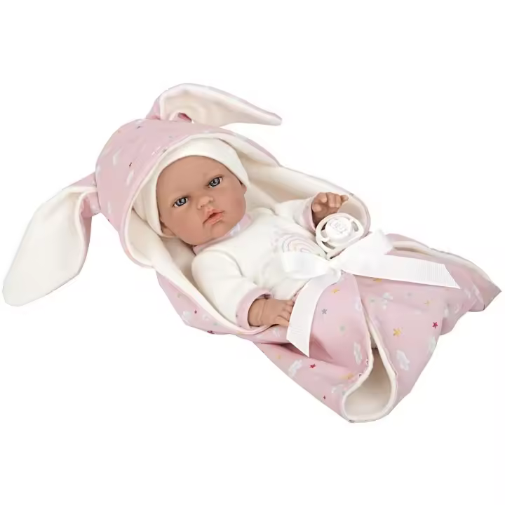 Muñeca Elegance 30 Cm Natal Rosa C/Nana (Cuerpo Vinyl, Sexo Niña) - 1