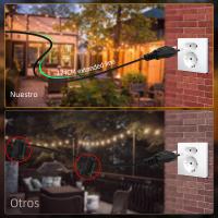 Luz De Cadena LED ST38 Para Exteriores Inalámbrica Shatterproof Para Patio Decoración De Boda Para Jardín Y Atrás Conectable - details 7