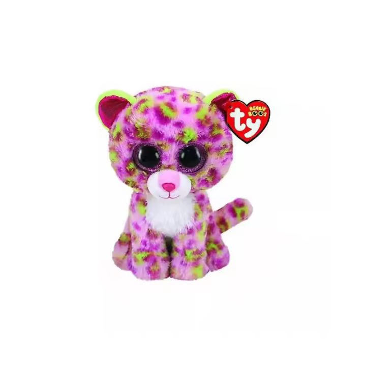 Peluche de Lainey el leopardo multicolor de TY Beanie Boos con 15 cm - 1