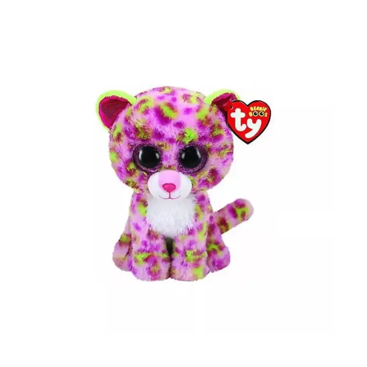 Peluche de Lainey el leopardo multicolor de TY Beanie Boos con 15 cm - 1
