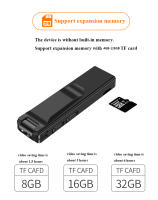 Cámara Digital Mini A3 HD 1080P Con Clip Magnético Y Luz De Linterna Deteción De Movimiento Grabación En Ciclo Para Viajes Y Caminar - details 1