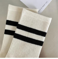 Calcetines De Mujer Estilo Preppy Japonés Moda Otoño Nuevos Calcetines Deportivos De Color Caramelo Con Rayas Casual Para Niñas - details 9
