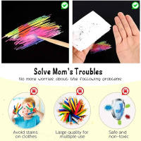 Papel De Arañar Arcoíris Holográfico Mini Tarjetas De Notas Para Arte Y Manualidades Regalo Para Niñas Y Niños Suministros Para Navidad - details 11