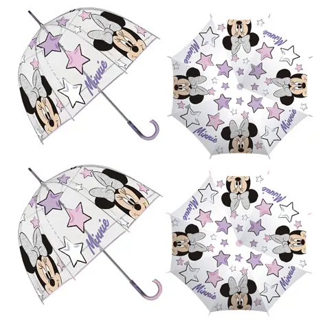 Paraguas Manual Burbuja Minnie Disney 48cm. - 1
