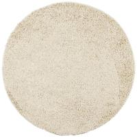 vidaXL Alfombra peluda de pelo largo moderna PAMPLONA Ø 100 cm Color Antracita,  Beige,  Crema y mas Alfombras de área  Alfombra de Piso para Sala de Estar Dormitorio Habitación Salón - details 3