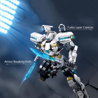 Robo Warrior Blanco Guardián Robot Building Blocks 561pcs Juguetes Educativos De Construcción Para Niños Sin Caja Sluban - details 3