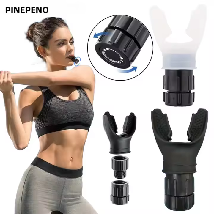 Dispositivo De Ejercicio Para Pulmones Portátil 1pcs Con Resistencias Ajustables Para Entrenamiento De Resistencia Y Endurance - 1