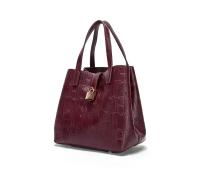 Bolso Bandolera Para Mujer CH Embossed Con Diseño De Impresión De Letras Gran Capacidad Elegante Temperamento Bolso De Mano Casual - details 14