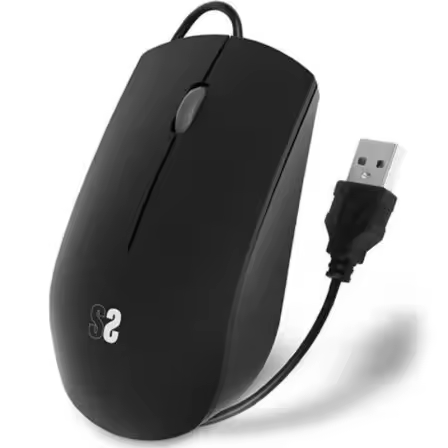 Ratón Subblim Business Silencioso/ Hasta 1200 DPI/ Blanco/ Todoterreno/ Ergonómico/ Libertad con cable - 1