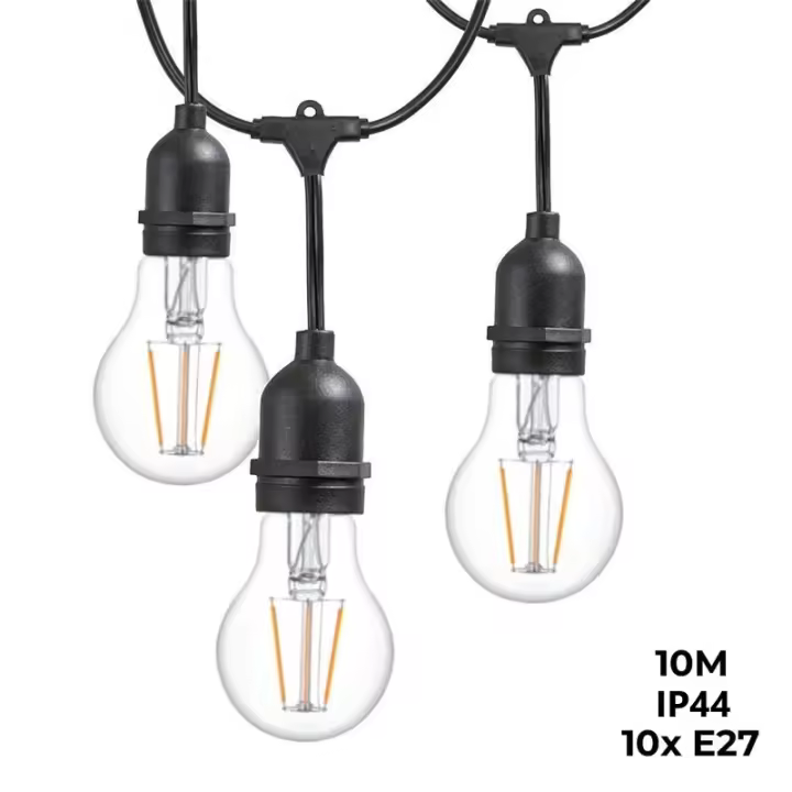 Barcelona LED Guirnalda decorativa exterior 10 metros - IP44 - 1