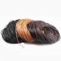 Cuerda De Cuero Genuino Para Pulseras Y Joyería DIY Tamaño 1.5 2 2.5 3 4 5 6mm Thong Redonda Hecha a Mano De Vaca - details 10