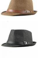 Sombrero De Paja De Verano Moda Coreana Para Hombre Sombreros De Visera Inglesa Retro Y Elegante Para Jazzer Adulto Unisex - details 8