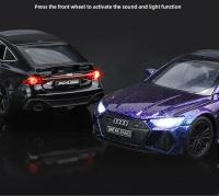 Audi RS7 Sportback 1:32 Coche De Juguete De Aleación Con Sonido Y Luz Para Niños Coleccionistas Vehículo Dieciséis Escala Decoración Para El Hogar - details 6