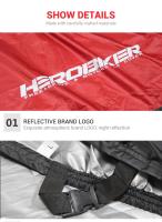 Cubierta Impermeable Para Motocicleta HEROBIKER Tamaño M-4XL Protección UV Y Antipolvo Para Todas Las Estaciones Adecuada Para Scooters Y Motocross Al Aire Libre Y Interior - details 10