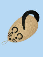 Alfombra De Rascado Para Gatos En Forma De Ratón Divertido Tablero Colgante De Tres Niveles Antideslizante Material De Sisal - details 2