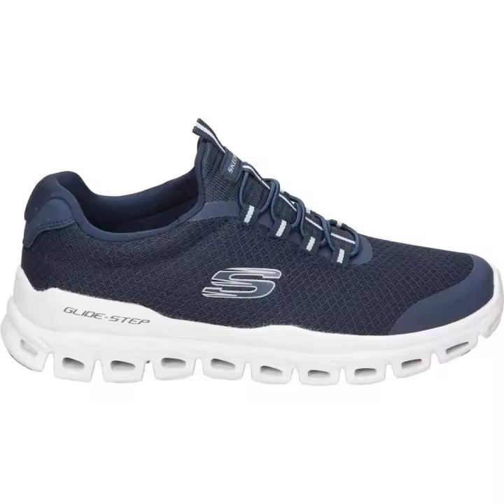 SKECHERS | Zapatillas Skechers Slip-ins Glide-Step Sylo para Hombre – Deportivas en Color Azul Marino – Sneakers sin Cierres – Slip Ins – Fácil de Poner y Quitar – Cómodas – Modelo 233012-NVY - 1