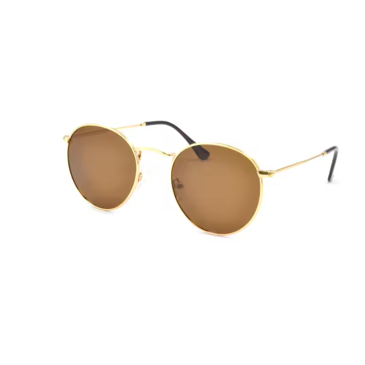 HIT Round Gafas de Sol Redondas Polarizadas, Protección UV400 Hombre y Mujer Metal - 1