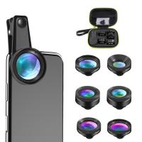 APEXEL-Kit de lentes de cámara 6 en 1, lentes de teléfono móvil para fotógrafo, Macro gran angular, ojo de pez, filtro CPL para iPhone, Xiaomi Mi9, nuevo - details 0