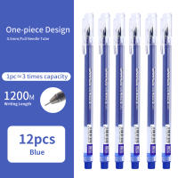 Juego De 12 Bolígrafos De Gel Triangulares 0.5mm En Colores Negro Azul Y Rojo Suministros Escolares Para Estudiantes Y Oficina - details 8