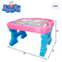 Peppa Pig - Mesa infantil Peppa Pig 10 juegos en 1 con pizarra y rotulador para dibujar, Mesa de dibujo, Escritorio educativo, Mesas infantiles, Regalo para niños 2 años - details 6