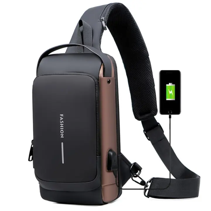 Clover fitness Mochila G37 Portatil PU Bandolera antirrobo de pecho, Riñonera  mochila unisex para Trabajo, Deportes y Viajes - 1