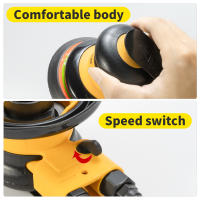 HIFESON Lijadora Orbital Pneumática De 5/6 Pulgadas Para Tratamiento De Pintura De Coche Eliminación De Oxidación Y Polvo Máquina De Pulido Y Lijado - details 13