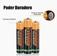 HOGARISIMO PACK de  Pila AA/AAA de c arbon 1.5V con especial duracion,Tiene una amplia gama de usos y es adecuado para varios dispositivos: controladores de juegos, juguetes, linternas y cámaras digitales. - details 0